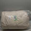 ENJOHOS Boho Queen Comforter Set Beige Tufted Rainbow Bedding for Queen Size Bed, Boho Chic Decor, 3 Pieces Lightweight Fluffy Soft Microfiber Cream Comforter with 2 Pillow Cases for All Season