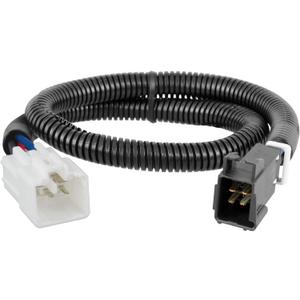CURT 51362 Quick Plug Electric Trailer Brake Controller Wiring Harness, Select Toyota 4Runner, Land Cruiser, Sequoia, Tacoma, Tundra, Lexus GX, LX , Black