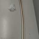 Zenna Home Curved Shower Curtain Rod, No Drill, 50-72 Inch Adjustable Tension Shower Rod for Bathroom, Rustproof, Non-Slip, Adds Room in Shower, Satin Nickel