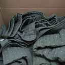 WDCOZY Olive Green Cross Stitch King Size Quilt Set, Striped Lightweight Soft Bedspread, Channel Farmhouse Rustic Coverlet, All Season Country Bedding, Thin Comforter (King(104"x90"))