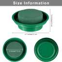Hahood 8 Packs Green Floral Foam Rounds in Bowls DIY Flower Arrangement Kit for Fresh and Artificial Flowers, 4.7 Inch Diameter, Simple Style, Flower Foam
