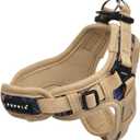 Puppia Corwin Dog Harness X Fashionable Checkered Pattern Spring Summer Harness for Small and Medium Dogs, Navy, X-Large