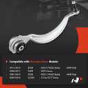 A-Premium Front Left Forward Lower Control Arm, with Ball Joint & Bushing, Compatible with Mercedes-Benz S350 2012-2013, S450 2008-2011, S550 2007-2013, CL550 2009-2014