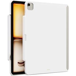 MAGEASY CoverBuddy Lite iPad Case that Fits Magic Keyboard for iPad Air 13" (M4 2026 / M3 2025 / M2 2024, 8th/7th/6th Generation) Magic Keyboard Compatible Case with Pencil Holder (White 1.0)