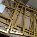 Linon Gina Mid-Century Bar Cart, Gold, unspecified