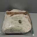 Vacuum Travel Bag for Women with Air Pump, Personal Item Carry on Bags with Seal Compression Pocket for Airlines, Weekender Overnight Bag for Women with Toiletry BagBeige & Brown