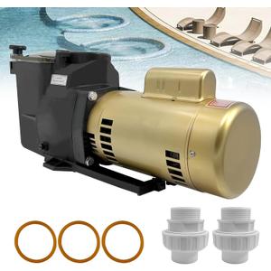 W3SP2610X15 1.5HP Super Pool Pump Compatible with Hayward SP2610X15 Single Speed Pump, for All In-Ground Pool and Spa 115/230V