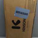 KENSONE 40"/48" Foldable Mini Trampoline, Indoor Trampoline for Kids, Adults Indoor/Garden Workout, Fitness Rebounder with Adjustable Foam Handle, Max Load 330/450 lbs (Black)