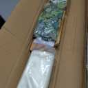 71 Inch Wedding Decorations Wedding Wood Cross and White Ribbons Eucalyptus Garlands Large Standing Cross Decoration Christian Religious Marriage Gifts for Ceremony and Reception Indoor Outdoor Decor