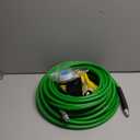 Sewer Jetter Kit for Pressure Washer,Water Jet Drain Cleaning Hose with Corner Rotating Button Spring Nose 1/4" NPT Sewer Cleaning Tool High-Pressure Nozzles,5800 PSI 50 FT (Green)