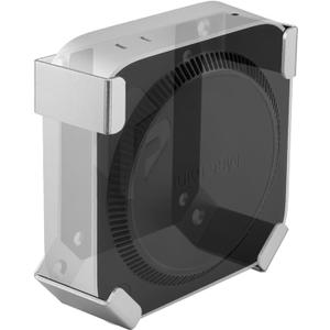 IFCASE Mount for Mac mini M4/M4 Pro 2024, Under Desk, Wall, Monitor Back VESA Mount Bracket with Heat Dissipation & Anti-Scratch Design (Silver)