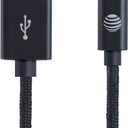 AT&T Apple Mfi Certified Lightning Charge and Sync Braided Cable - for All iPhone Devices with Lightning Connector (8-pin) - 4 ft