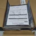 Under Bed Storage with Wheels, 2-Pack Under the Bed Storage Containers with Clear Lids & Label, Underbed Storage Bins, XXL 60L Rolling Metal Drawer for Clothes, Shoes, Toys, Books - Black