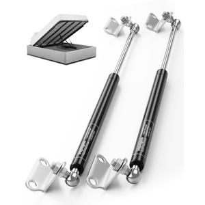 Vepagoo Gas Struts 20 Inch 100Lb/445N Shock with Brackets, RV Bed Storage Door Lift Kit, Heavy Lid Duty Springs (Fit 85lb-115lb Lid), 2pcs (1pair)