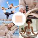 2 x 30pcs Castor Oil Pack Wrap for Belly Button, 2.76in Disposable Self-Adhesive Castor Oil Patches Pads Highly Absorbent Anti-Leak Organic Cotton Castor Oil Compress Covers (Oil Not Included)