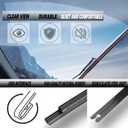 ATTKE OEM Quality Front Windscreen Wiper Blades for Dodge Durango 2004-2009/Honda CR-Z 2011-2016 (26+21 Front Windshield Wiper Blade Set)