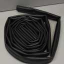 Garage Door Seal P Bulb - 16.5ft Flexible Weatherproof TPE Seal for Single-Channel Doors, Easy DIY Installation, Temperature Resistant, Fits Single Channel Garage Door (Black)