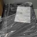 Kitsure Dish Drying Rack for Kitchen Counter, Stainless Steel Sink Organization and Storage Essentials with Cutlery Holder, Home and Appartment Decor, 12.2''W x 15.7''~23''L, Black