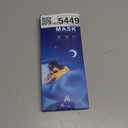 Mavogel Cotton Sleep Eye Mask - Updated Design Light Blocking with Adjustable Nose Bridge, Soft and Comfortable Night Eye Mask for Men Women, Eye Blinder for Shift Work, Includes Travel Pouch, Black