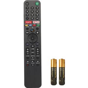 New RMF-TX500U RMFTX500U Voice Remote Control for Sony Smart TV KD55X9500G KD55X9000H KD65X9000H KD75X9500G KD85X9500G KD55X9500H Controller with Two Batteries
