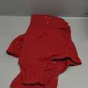 Roselux Women's Sexy Deep V Neck Shorts Long Sleeve Knitted One Piece Bodysuit Sexy Pajama Onesie Bodycon Rompers Overall (Medium, F-back Flap-wine Red2)