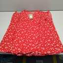 Timeson Women's Tops Dressy Casual Sleeveless Business Work Blouses Chiffon Office Tanks, Medium, Spotted Red 