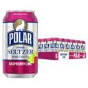 Polar Seltzer Water Raspberry Lime, 12 Fl Oz Cans, 18 Pack, BB Date 18/2027