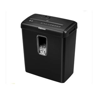 Fellowes Powershred FS-6C Cross-Cut Paper Shredder, 6-Sheet Capacity, 15L Bin, High Security Level P4, Black