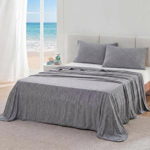 Cooling College Dorm Blanket & 2 Pillowcases, Queen