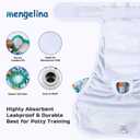 Dog Diapers Washable (3 Pack), Reusable Female Dog Diapers Highly Absorbent for Heat, Incontinence, XS