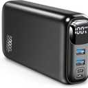 OHOVIV Portable Charger 50000mAh Power Bank - 22.5W Fast Charging External Battery Pack, USB-C Portable Phone Charger for iPhone 17/ 16/ 15/ 14/ 13 Pro Android Samsung, for Travel Camping Essential, Black