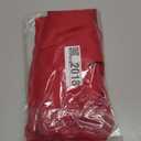 Biscaynebay Textured Fabric Christmas Table Cloth Rectangle 60x84 Inches, Red Water Resistant Spill Proof Tablecloths for Dining, Kitchen, Wedding and Parties, Machine Washable