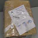 UBBCARE Set of 4 Storage Basket-11 X 10.5 X 10.5 In, Cotton Rope Basket for Shelves, Toys, Book, Cube Storage Bins with Handles, Woven Storage Baskets for Organizing, Brown