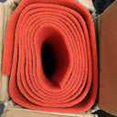 3ft x 10ft Extra Thick Red Carpet Runner for Party, Non-Slip TPR Rubber Backed red Rug, Wedding and Events Decorations, Reusable