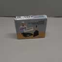 MR.SIGA Mini Dustpan and Brush Set, Portable Cleaning Brush and Dustpan Combo with Bamboo Handle, Black, 1 Set