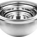 Deep Professional Quality Stainless Steel Mixing Bowl For Serving, Mixing Cooking and or Baking-6.5 Quart, 1172