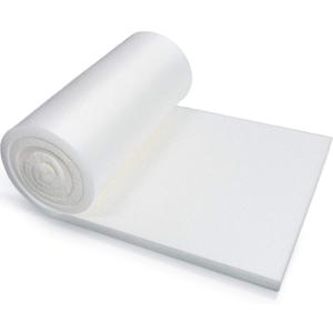 Patelai Cushion Sheet Upholstery Foam High Density Foam Padding Seat Replacement Upholstery Wrap Sponge Padding for Cushions Chairs Packing Storage and Shipping(79 x 16 x 0.8 Inch,White)