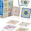 PieceRelax Magnet Puzzle for Adults 96 Pieces  Unique Gift & Home Décor with Plastic Jigsaw Puzzle [D1602]