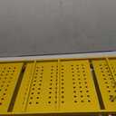 ALANNG 73.6 Inch Folding Bookshelf, 6 Tier Metal Bookcase and Bookshelves, Tall Shelves for Living Room Office Bedroom, Heavy Duty Book Shelve Free Standing Open (Gold, 1PACK)