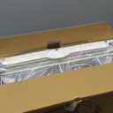 Kitsure Dish Drying Rack for Kitchen Counter, Stainless Steel Sink Organization and Storage Essentials with Cutlery Holder, Home and Appartment Decor, 12''W x 15.5''L, White