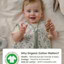 Yoofoss Baby Sleep Sack 0-6 Months Wearable Blanket for Babies 100% Organic Cotton 2-Way Zipper TOG 0.5 Toddler Sleeping Sack 2 Pack, Sleep Sacks