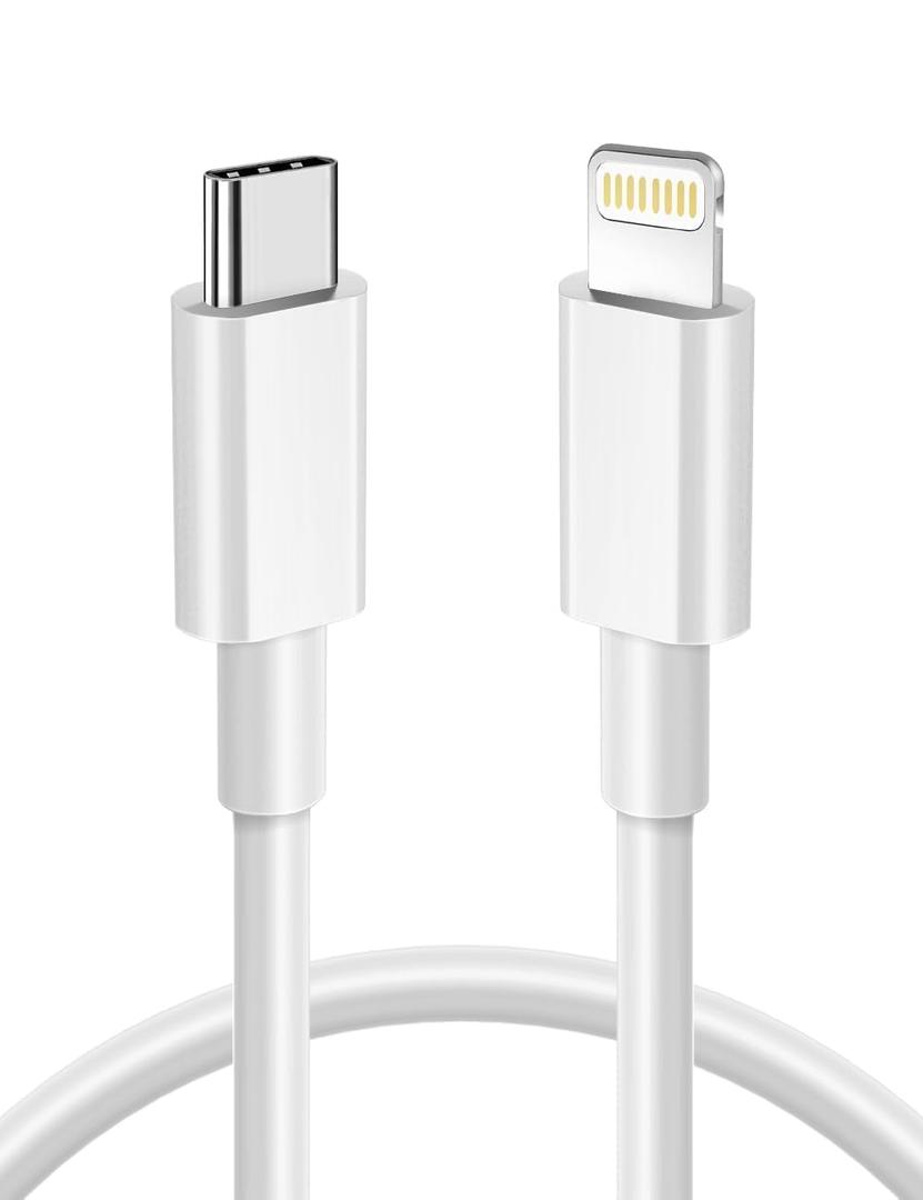 USB C to Lightning Cable, MFi Certified iPhone Fast Charger Cable USB-C Power Delivery Charging Cable Lead Compatible with iPhone 13 13 Pro 12 Pro Max 12 11 X XS XR 8 Plus, iPad (1 Meter) (1meter)