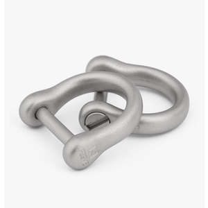 TISUR D Ring Keychain, Key Chain Rings, Heavy Duty Key Fob Ring Shackles, U Shape Key Ring for Car Keys Purse