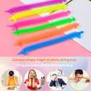 20 PCS Stretchy Fidget Toy,Colorful Stretchy Strings Fidget Toy for Children's Day Gift, Kids, Adults, Boys, Girls, Stress Relief, Calming and Relaxing Present 