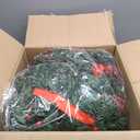 Primode Christmas Wreath Storage Bag 36" - 2 Pack Artificial Wreath Container - Garland Holiday Xmas Wreaths Holder - Sturdy Handles - Inner Straps - Card Slot Zipper Strong Oxford (36 Inch, Green)