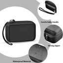 Boobowl Head Shaver Case for Remington Balder Pro Head Shaver, Hair Clipper Storage Holder for SHPAVVER/for Freebird/for Cyruzi Bald Men's Trimmer, Blades and More (Bag Only) (Black)