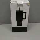 40 oz Shiny Tumbler with Handle and Straw,Stainless Steel Tumbler with Lid and Straw,Insulated Travel Mug(Cold for 34 Hours),Water Bottle for Iced Tea,Coffee (Pink)