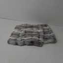 MADIZZ Pack of 2 Thick Plush Wool Throw Pillow Covers 16x16 Inch White Grey Soft Neutral Decorative Throw Pillows Accent Boho Cushion Covers for Couch Sofa Bedroom Pillow Shell (16" x 16" (Pack of 2), White Grey)