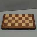 Chess Magnetic Wooden Chess Set 15" Unique Chess Board Game with Chess Pieces Storage Slots, Tournament Portable Folding Travel Chess Sets for Kids Adults Beginner and Pros, 2 Extra Queens