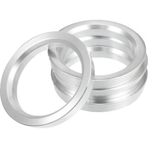 X AUTOHAUX 4pcs OD 70.6mm to ID 56.6mm Aluminium Alloy Car Hub Centric Rings Wheel Bore Center Spacer